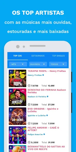 Descargar Sua Música APK: Lo mejor de la música brasileña - Screenshot 6
