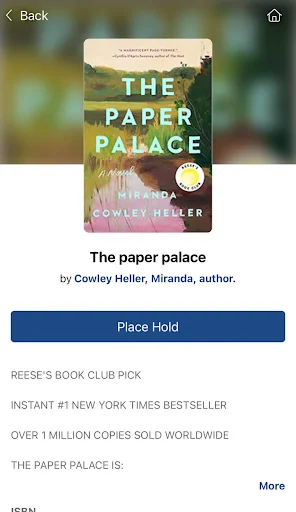 Descarga El Paso Public Libraries: Gestión de Libros en Android - Screenshot 4