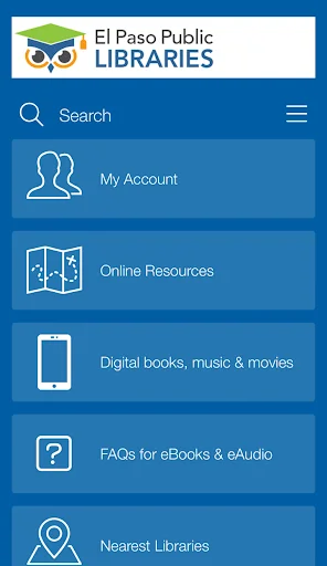 Descarga El Paso Public Libraries: Gestión de Libros en Android - Screenshot 1