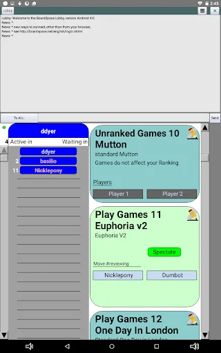 Boardspace.net: Más de 100 Juegos de Mesa Gratis y Online - Screenshot 2
