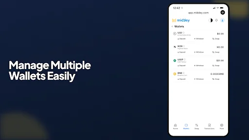 Descarga Middey: Tu Billetera Crypto y Finanzas Todo en Uno - Screenshot 14
