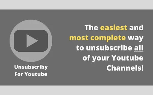 Unsubscriby for Youtube: Cancela Suscripciones en Masa Fácilmente - Screenshot 1