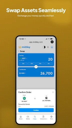 Descarga Middey: Tu Billetera Crypto y Finanzas Todo en Uno - Screenshot 3
